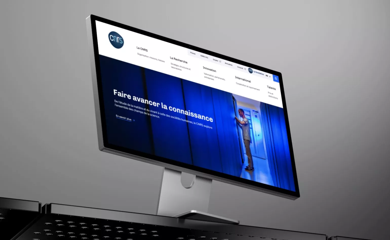 Portail web du CNRS intégré au sein d'un dispositif multi-sites industrialisé sous Drupal par AODB.
