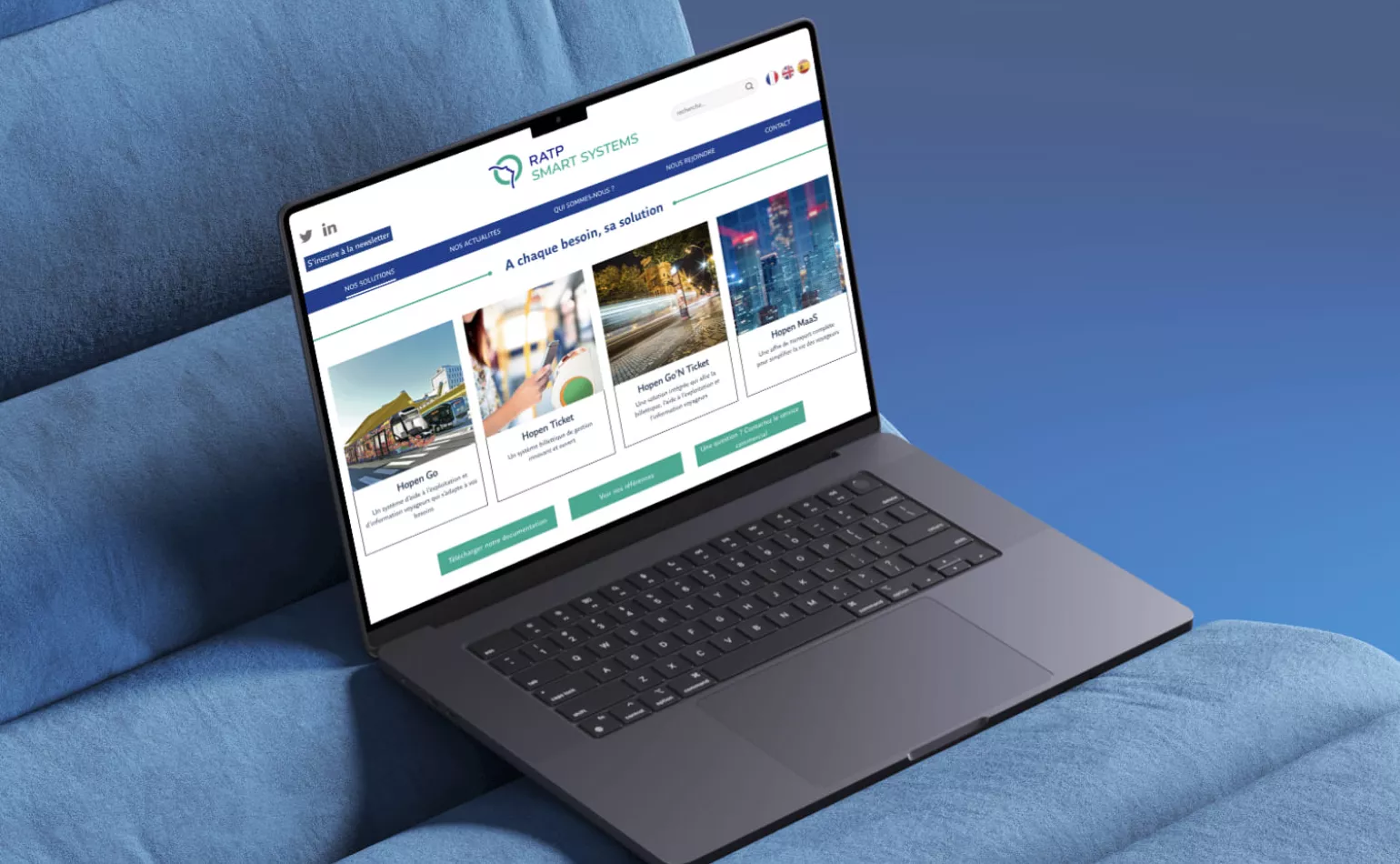 Plateforme web de la RATP centralisée sur un socle technique Drupal robuste et infogérée par l'agence AODB.