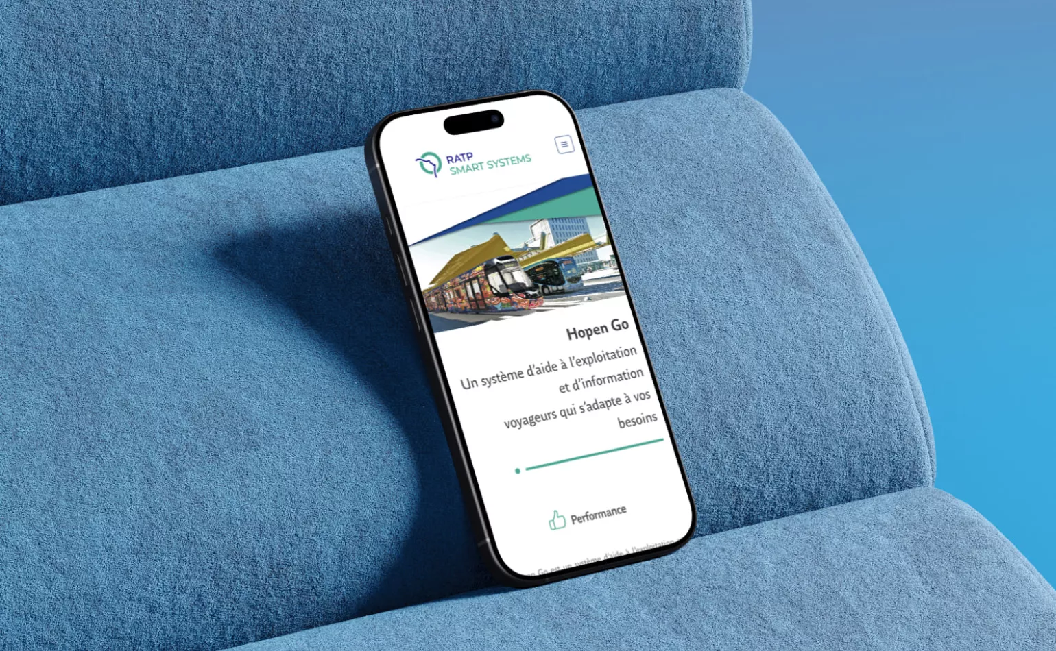 Version mobile responsive et écoconçue du site de la RATP, maintenue en agilité par la TMA d'AODB.